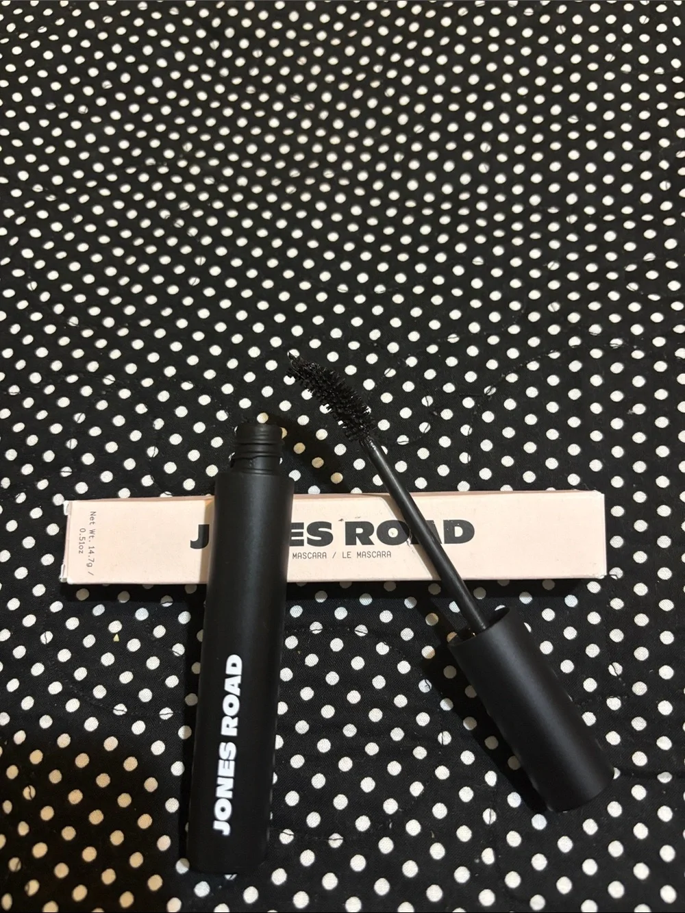 Jones Road Black Mascara Tube with Cream Box